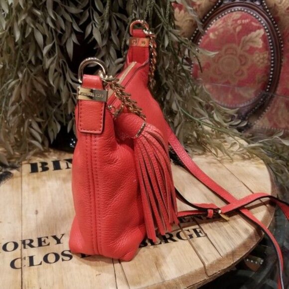 Michael Kors Weston Leather Crossbody Purse - Picture 2 of 8